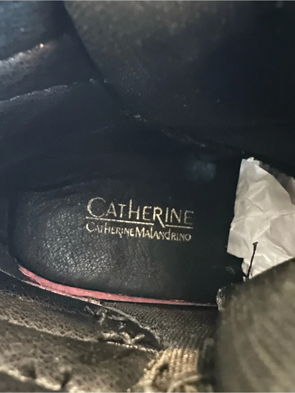 Catherine Malandrino ‘Lorna’ Black Lace Up Wedge Sneaker Boots | Size 7